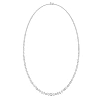 Thumbnail for LADIES NECKLACE 2 CT ROUND DIAMOND 14K WHITE GOLD