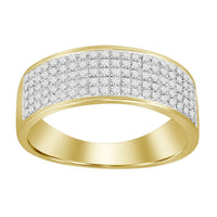 Thumbnail for MEN'S RING 1/3 CT ROUND DIAMOND 10K YELLOW GOLD