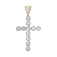 Thumbnail for MEN'S PENDANT 2 1/5 CT ROUND DIAMOND 10K YELLOW GOLD