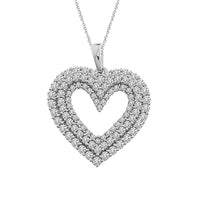 Thumbnail for LADIES PENDANT 1 CT ROUND DIAMOND 10K WHITE GOLD