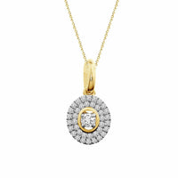 Thumbnail for LADIES PENDANT 1/4  CT ROUND DIAMOND 14K YELLOW GOLD
