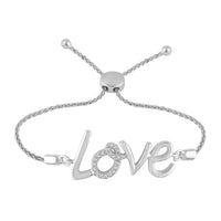 Thumbnail for LADIES BRACELET 1/10 CT ROUND DIAMOND SILVER
