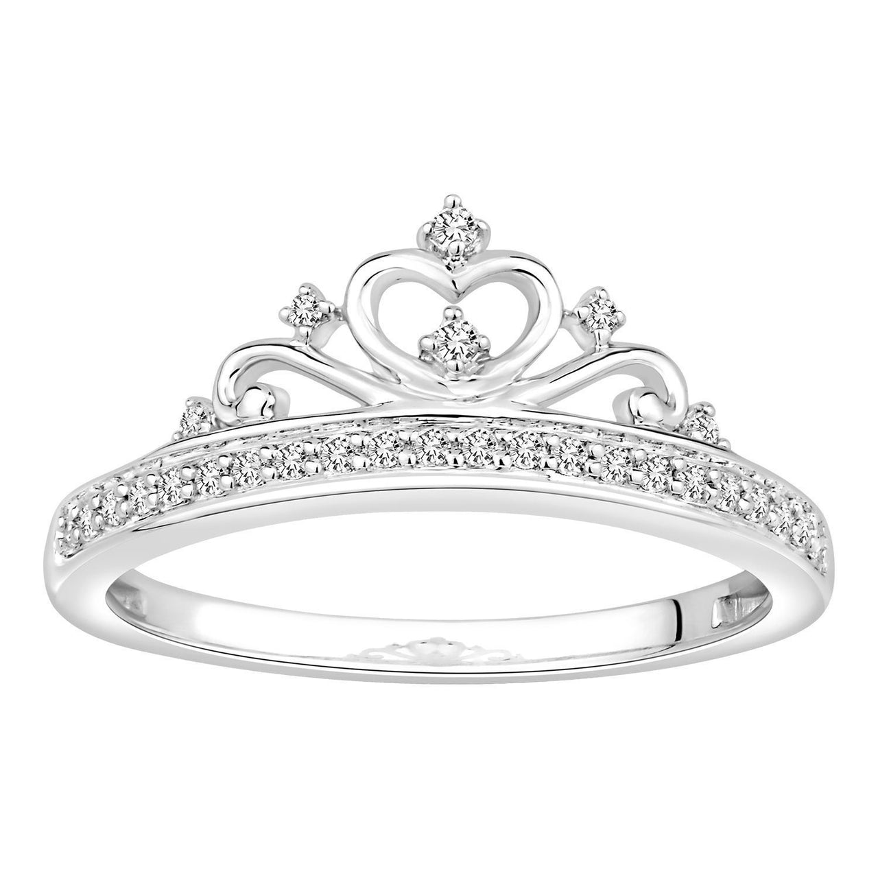LADIES ENHANCER WRAPS 1/6  CT ROUND DIAMOND 10K WHITE GOLD