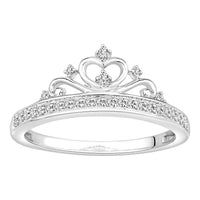 Thumbnail for LADIES ENHANCER WRAPS 1/6  CT ROUND DIAMOND 10K WHITE GOLD