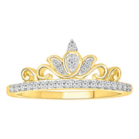 Thumbnail for LADIES ENHANCER WRAPS 1/5  CT ROUND DIAMOND 10K YELLOW GOLD