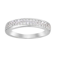 Thumbnail for LADIES BAND 1/3  CT ROUND DIAMOND 14K WHITE GOLD