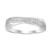 Thumbnail for LADIES BAND 1/3  CT ROUND DIAMOND 14K WHITE GOLD