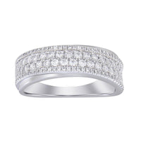 Thumbnail for LADIES BAND 5/8  CT ROUND DIAMOND 14K WHITE GOLD