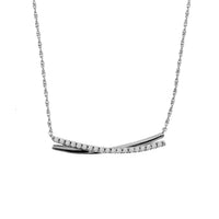 Thumbnail for LADIES PENDANT 1/5 CT ROUND DIAMOND 10K WHITE GOLD