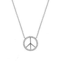 Thumbnail for LADIES PENDANT WITH CHAIN 1/6 CT ROUND DIAMOND 10K WHITE GOLD