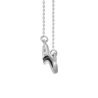 Thumbnail for LADIES  PENDANT WITH CHAIN 0.03 CT WHITE/BLACK ROUND DIAMOND  SILVER