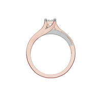 Thumbnail for LADIES RING 1/4 CT ROUND/PRINCESS DIAMOND 10K TT WHITE & ROSE GOLD