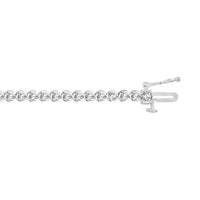 Thumbnail for LADIES BRACELET 3 CT ROUND DIAMOND 10K WHITE GOLD
