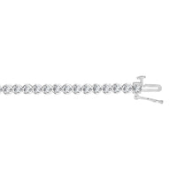 Thumbnail for LADIES BRACELET 5 CT ROUND DIAMOND 10K WHITE GOLD