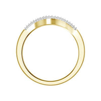 Thumbnail for LADIES BRIDAL RING SET 1/3 CT ROUND DIAMOND 10K YELLOW GOLD