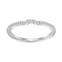Thumbnail for LADIES BRIDAL RING SET 1/3 CT ROUND DIAMOND 10K WHITE GOLD