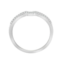 Thumbnail for LADIES BRIDAL RING SET 1/3 CT ROUND DIAMOND 10K WHITE GOLD