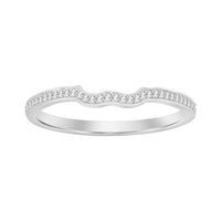 Thumbnail for LADIES BRIDAL RING SET 1/4 CT ROUND DIAMOND 10K WHITE GOLD