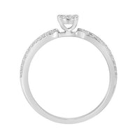 Thumbnail for LADIES RING 1/4 CT ROUND DIAMONDN 10K WHITE GOLD