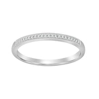Thumbnail for LADIES BRIDAL RING SET 1/4 CT ROUND & PRINCESS DIAMOND 10K WHITE GOLD