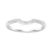 Thumbnail for LADIES BRIDAL RING SET 1/3 CT ROUND DIAMOND 10K WHITE GOLD