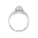 LADIES BRIDAL RING SET 1/3 CT ROUND DIAMOND 10K WHITE GOLD