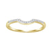 LADIES BRIDAL RING SET 1/3 CT ROUND DIAMOND 10K YELLOW GOLD