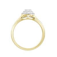 Thumbnail for LADIES BRIDAL RING SET 1/3 CT ROUND DIAMOND 10K YELLOW GOLD