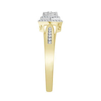 Thumbnail for LADIES BRIDAL RING SET 1/3 CT ROUND DIAMOND 10K YELLOW GOLD