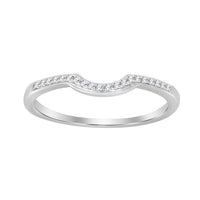 Thumbnail for LADIES BRIDAL RING 1/3 CT ROUND DIAMOND 10K WHITE GOLD