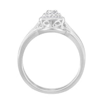 Thumbnail for LADIES BRIDAL RING 1/3 CT ROUND DIAMOND 10K WHITE GOLD