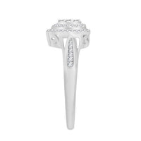 Thumbnail for LADIES BRIDAL RING 1/3 CT ROUND DIAMOND 10K WHITE GOLD