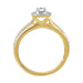 LADIES RING 1/5 CT ROUND DIAMOND 10K YELLOW GOLD 