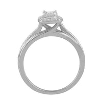 Thumbnail for LADIES RING 1/5 CT ROUND/PRINCESS DIAMOND 10K WHITE GOLD