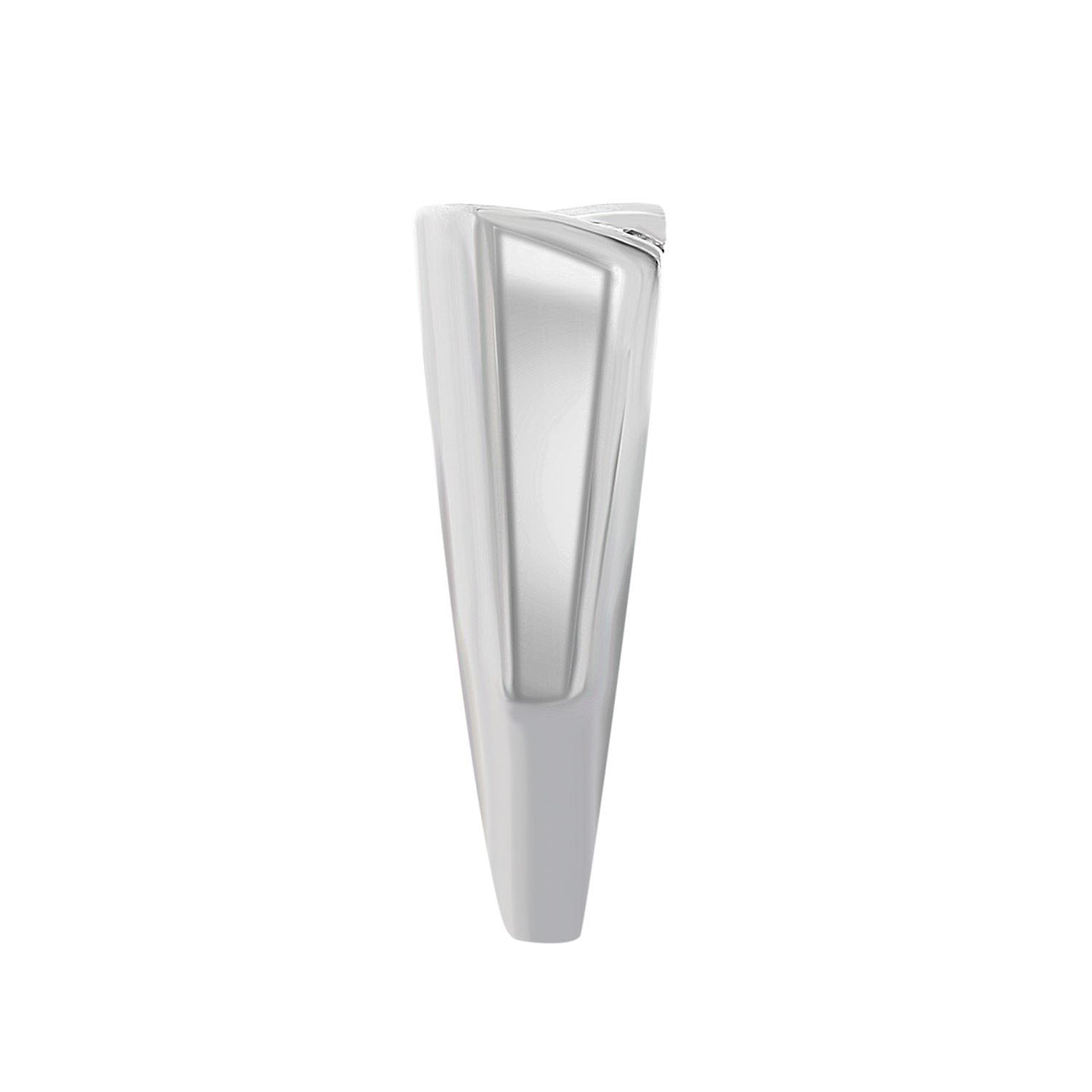 MEN'S BAND 1/4 CT ROUND DIAMOND SILVER