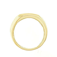 Thumbnail for MEN'S RING 1/2 CT ROUND DIAMOND 10K YELLOW GOLD