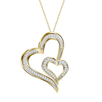 Thumbnail for LADIES PENDANT 1/5 CT ROUND DIAMOND 10K YELLOW GOLD