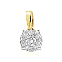 Thumbnail for LADIES PENDANT 3/4 CT ROUND DIAMOND 14K YELLOW GOLD