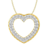 Thumbnail for LADIES PENDANT 1/2 CT ROUND DIAMOND 10K YELLOW GOLD