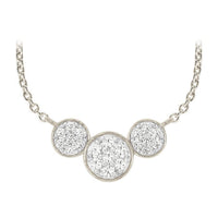 Thumbnail for LADIES NECKLACE 1/3 CT ROUND DIAMOND 10K WHITE GOLD