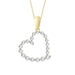 LADIES PENDANT 1/4 CT ROUND DIAMOND 10K YELLOW GOLD