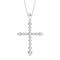 Thumbnail for LADIES PENDANT 3/4 CT ROUND DIAMOND 10K WHITE GOLD