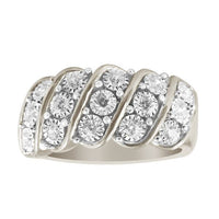 Thumbnail for LADIES RING 1/2 CT ROUND DIAMOND 10K WHITE GOLD