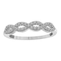 Thumbnail for LADIES BAND 1/5 CT ROUND DIAMOND 14K WHITE GOLD