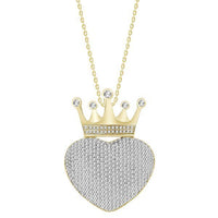 Thumbnail for MEN'S CHARM 1 1/5 CT ROUND DIAMOND 10K YELLOW GOLD