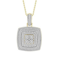 Thumbnail for MEN'S CHARM 4 1/2 CT ROUND DIAMOND 14K YELLOW GOLD