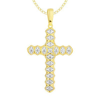 Thumbnail for LADIES PENDANT 1/2 CT ROUND DIAMOND 10K YELLOW GOLD
