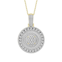 Thumbnail for MEN'S CHARM 4 1/10 CT ROUND DIAMOND 14K YELLOW GOLD