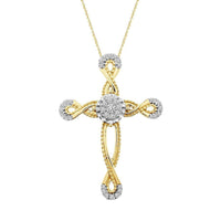 Thumbnail for LADIES PENDANT 1/5  CT ROUND DIAMOND 10K YELLOW GOLD
