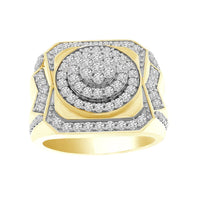 Thumbnail for MEN'S RING 1 1/2 CT ROUND DIAMOND 10KT YELLOW GOLD